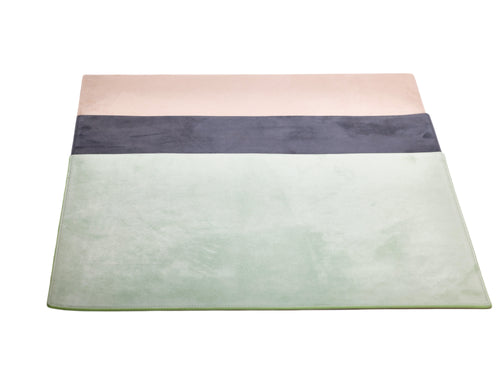 Large double-sided Lamb Suede jewelry display mat